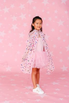 Girls' Confetti Cape - Little and Big Kid
