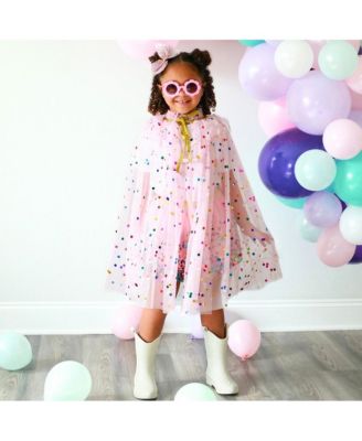 Girls' Confetti Cape - Little and Big Kid
