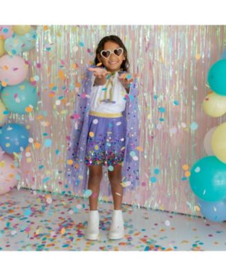 Girls' Confetti Cape - Little and Big Kid