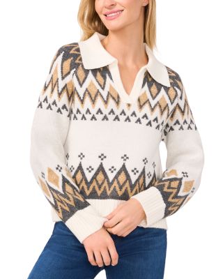 Collared Fair Isle Sweater