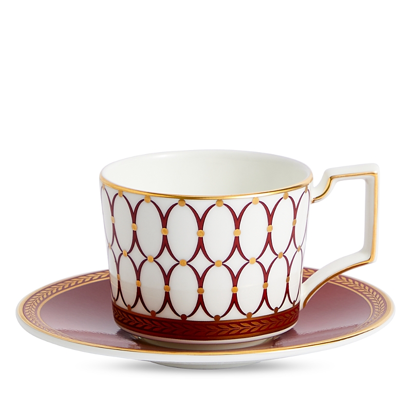 Wedgwood Renaissance Red China Teacup And Saucer