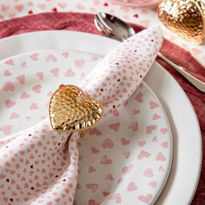Heart Napkin Rings, Set of 4