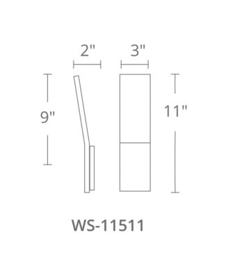  Blade 11in 3000K LED Wall Sconce