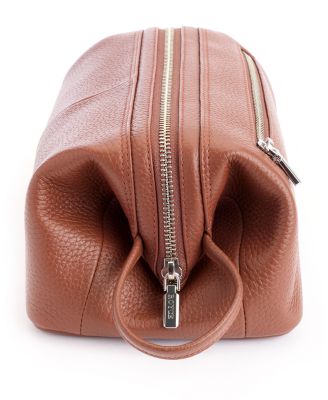 Classic Leather Toiletry Bag