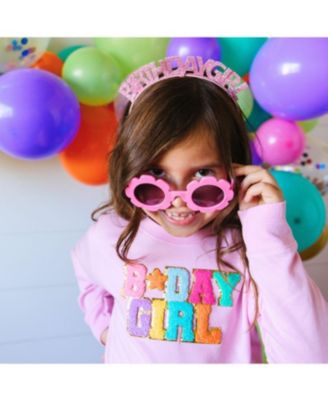 Girl Pastel Rainbow Birthday Girl Headband - Little Kid, Big Kid