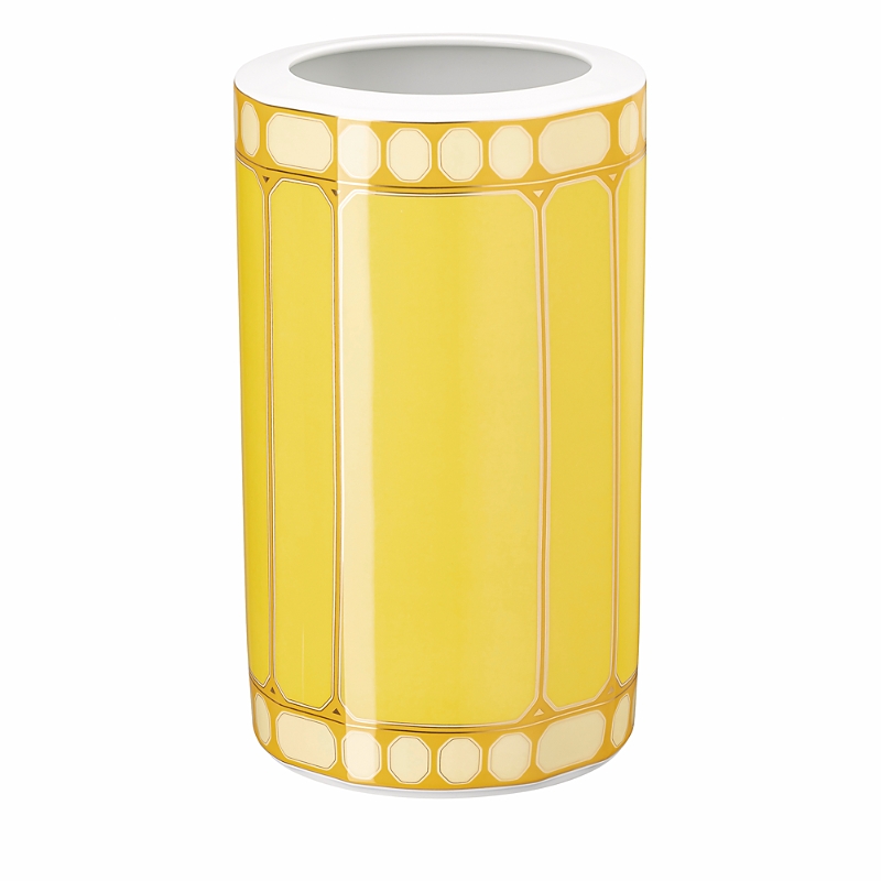 Rosenthal Signum Vase In Yellow