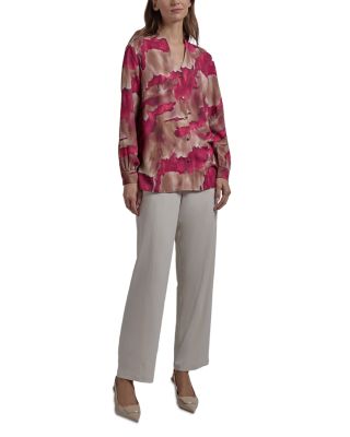 Watercolor Print Blouse