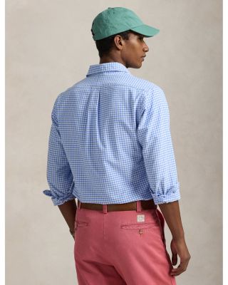 Classic Fit Plaid Oxford Button Down Shirt