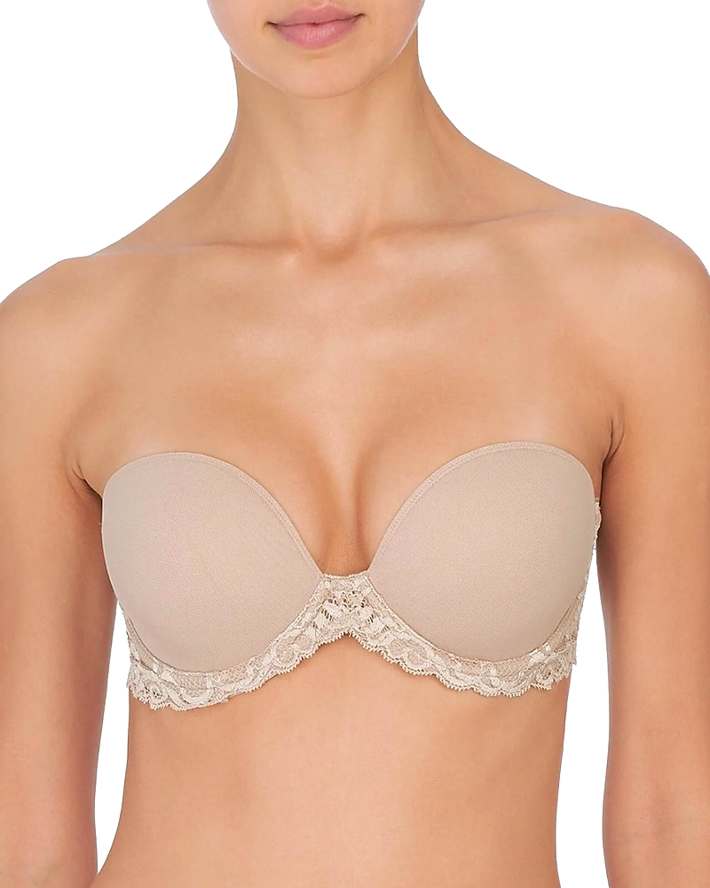 Natori Feathers Strapless Plunge Bra