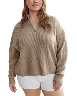 Cashmere Half Zip Sweater