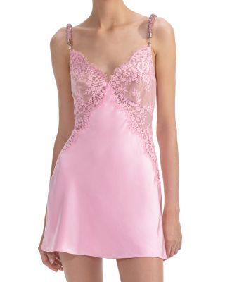 Self-Portrait - x Christopher Kane Lace Satin Mini Dress