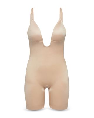 SPANXshape™ Suit Your Fancy Plunge Low-Back Mid-Thigh Bodysuit