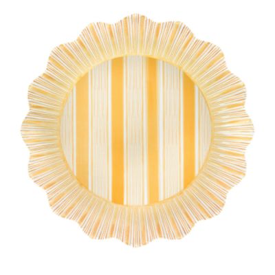 Cabana Stripe Melamine Dinner Plate, Set of 4