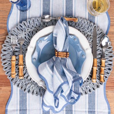 Straw Loop Oval Placemat