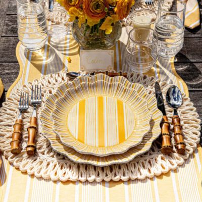 Straw Loop Oval Placemat