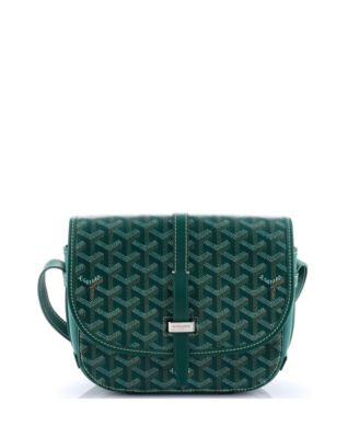 Pre-Owned Goyard Pm Belvedere Ii Messenger Bag Coated Canvas