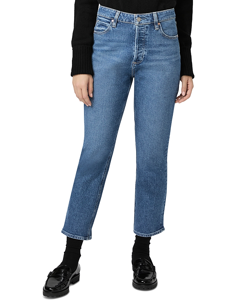 PAIGE BILLY HIGH RISE CROP JEANS IN MOONCHILD