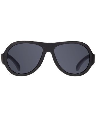 Jet Black Aviator Sunglasses