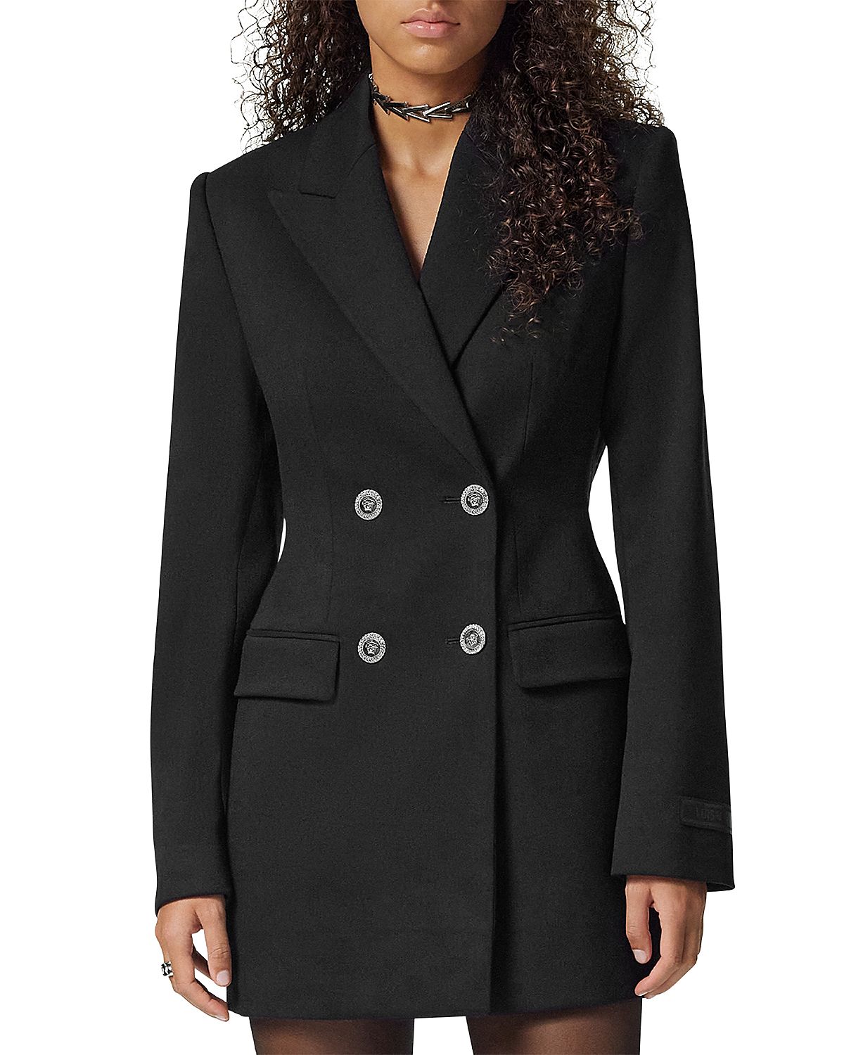 Versace Open Back Double Breasted Jacket