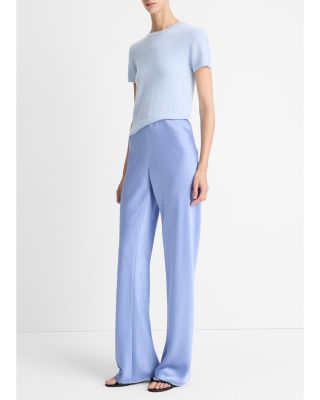 Fluid Satin Bias Pant