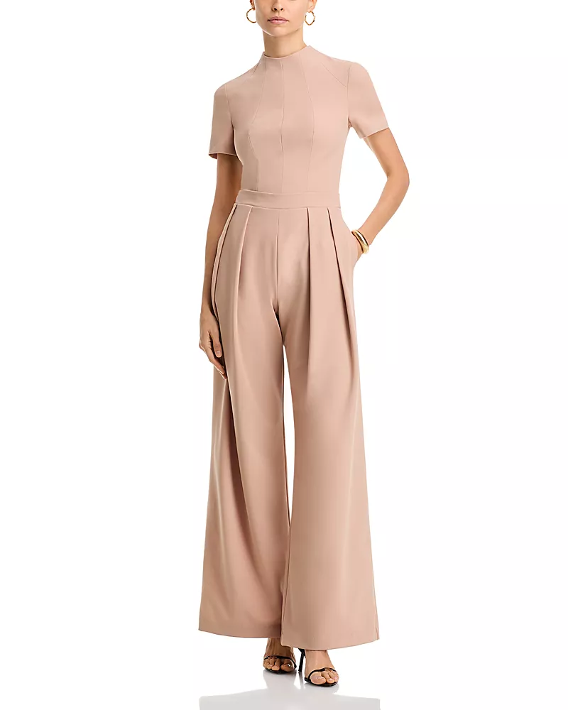 Black Halo Mayra Wide Leg Jumpsuit
