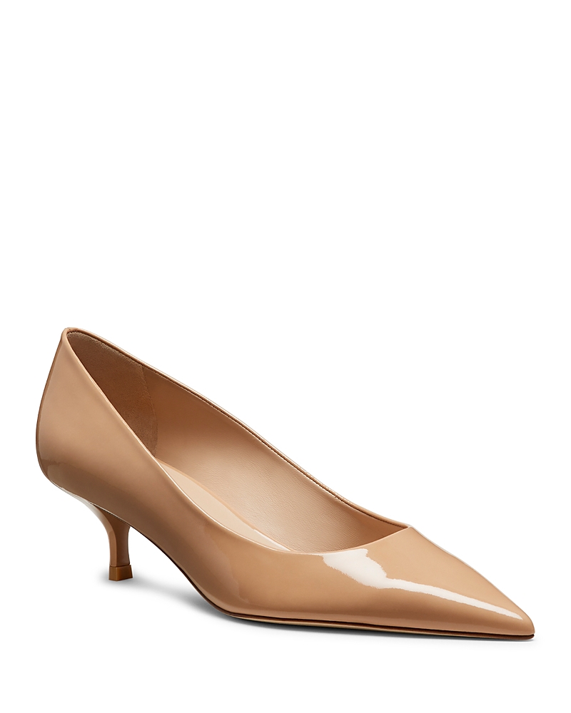 Stuart Weitzman Stuart Patent Kitten Pumps
