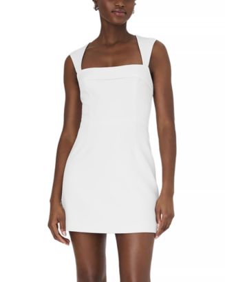 Whisper Square Neck Hem Mini Dress main image 1
