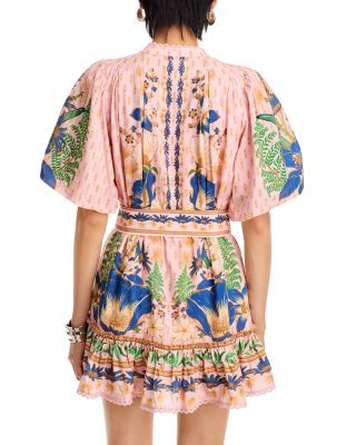 The Dream Garden Pink Mini Dress