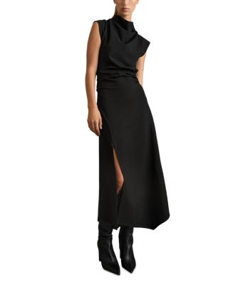 【海外限定】REISSドレス☆Harlan Twill-Jersey Draped Midi Dre REISS Harlan Twill Jersey Midi Dress | Bloomingdale's