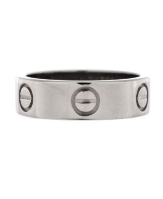 Pre-Owned Cartier Love Band Ring 18K White Gold