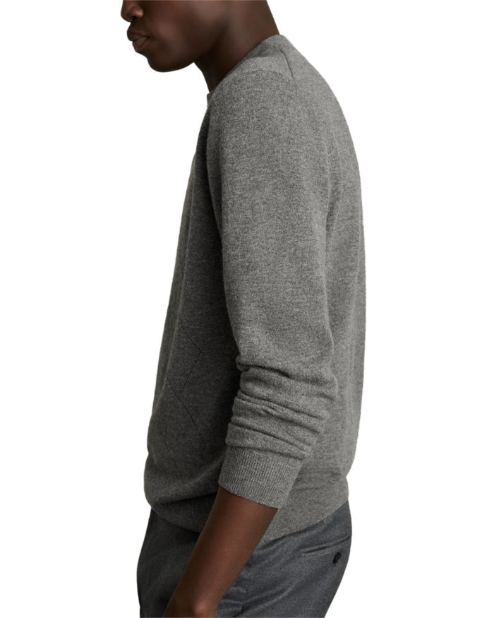 Vince Wool Argyle Regular Fit Sweater