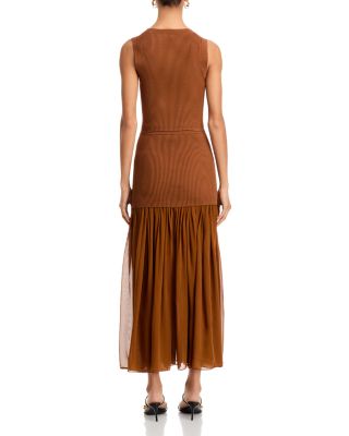 Hayden Mixed Media Skirt