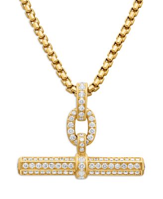 18K Yellow Gold Lexington Diamond Enhancer Pendant