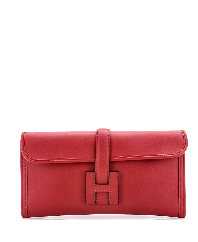 PRE-OWNED HERMES PRE-OWNED HERMES PRE-OWNED HERMES 29 JIGE ELAN CLUTCH SWIFT