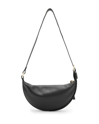 Half Moon Leather Crossbody