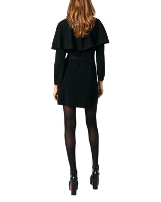 MAJE [マージ] Two-In-One Cape Knit Dress Maje 2-in-1 knit Dress & Removable Cape | Bloomingdale's