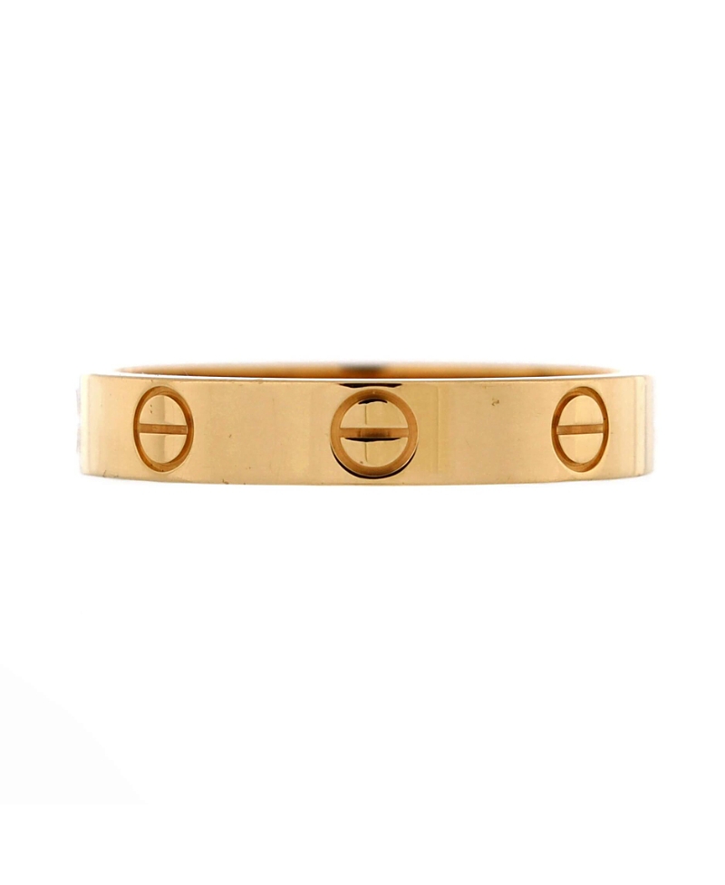 Pre-owned Pre-owned Cartier Cartier Love Wedding Band Ring 18k Gold
