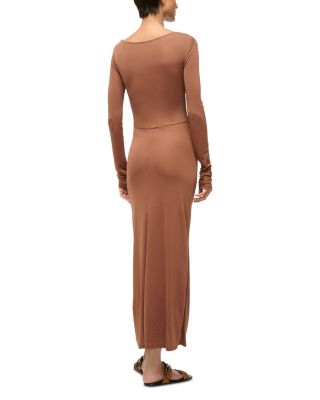 Gres Waterfall Ruffle Dress