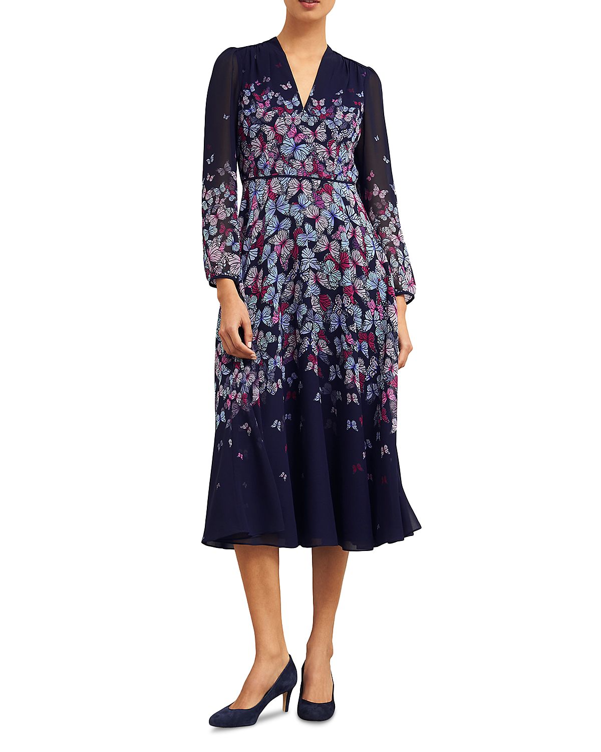 Hobbs London Aurora Midi Dress