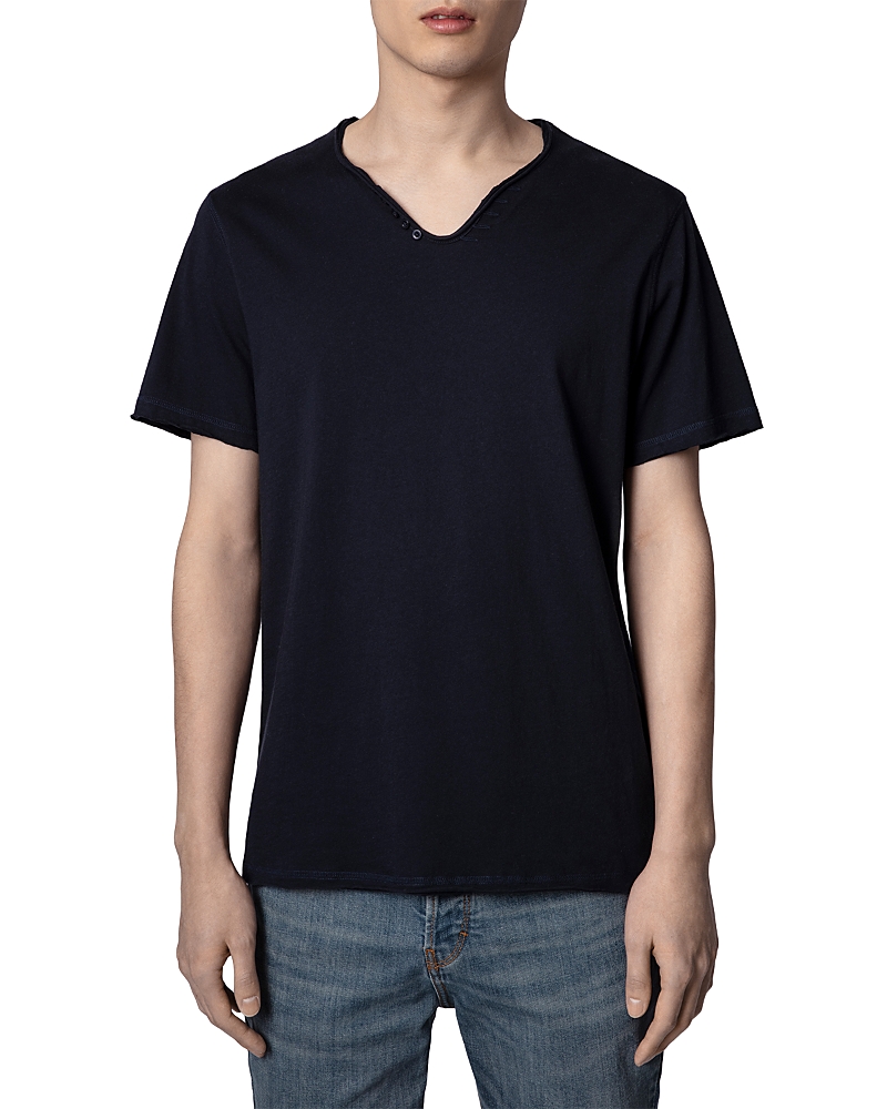 Zadig & Voltaire Monastir Cotton Henley · S
