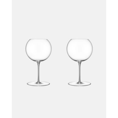 Geometry Red Wine Glass, Set of 2