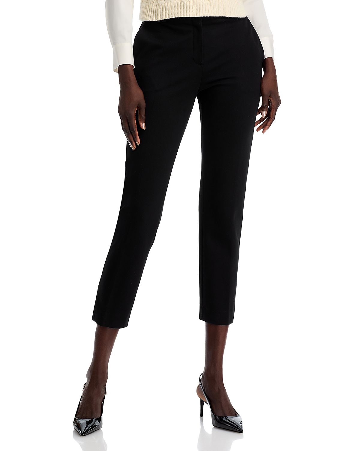 Theory Treeca 2 Smooth Cropped Trousers