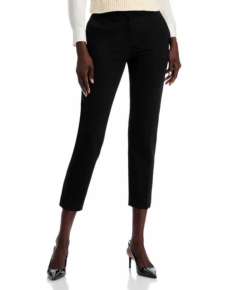 Theory Treeca 2 Smooth Cropped Trousers