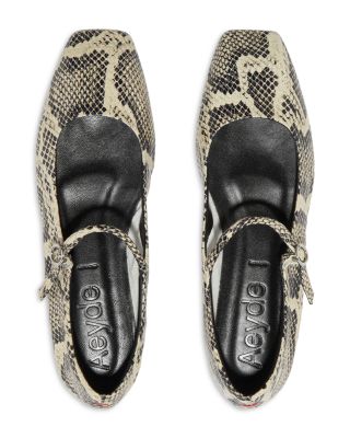 Women's Uma Snake Print Flats
