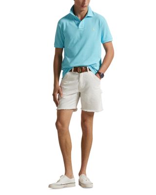 Custom Slim Fit Mesh Polo Shirt