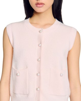 Sandro - MignonTextured Tweed Cardigan