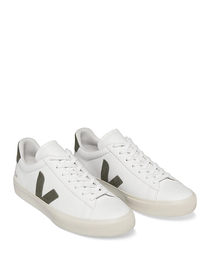 Veja Minimalist White Sneakers With Contrasting Logo In Neutral