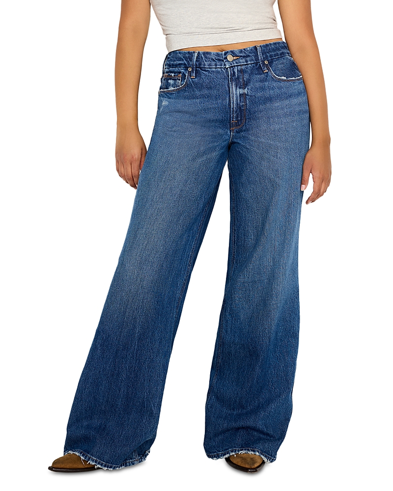 Good American Good Skate High Rise Wide Leg Jeans in I713