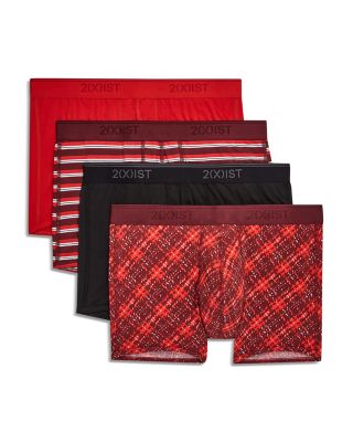 2(X)Ist No Show Trunks, Pack of 4