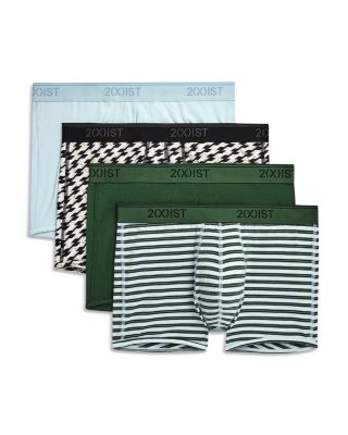 2(X)Ist No Show Trunks, Pack of 4